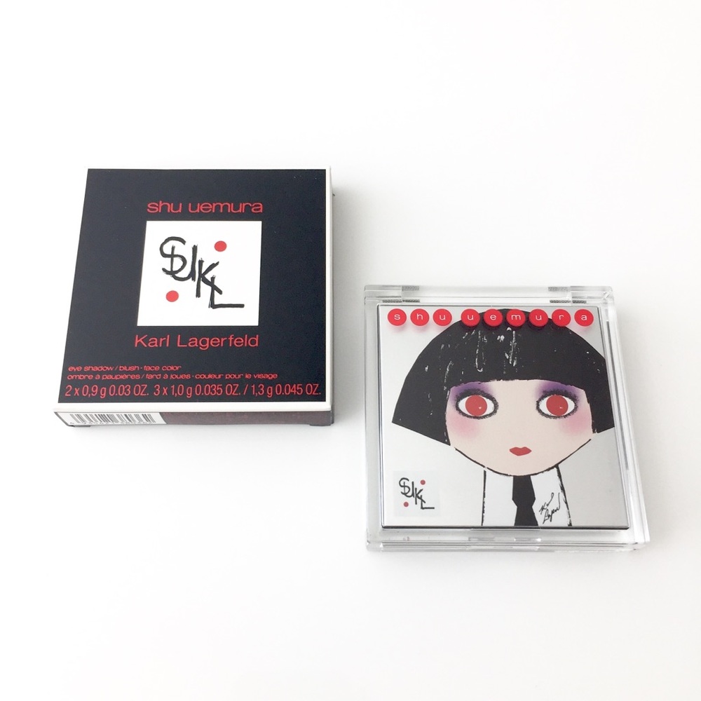 Shu Uemura x Karl Lagerfeld Bordeaux Palette